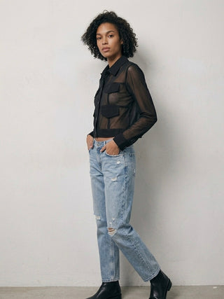 The Midnight Mesh Utility Shirt