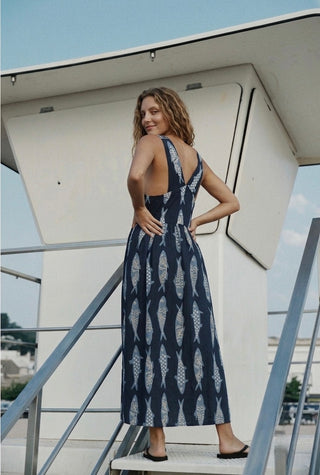 The Sardine Bay Pinafore Maxi Dress