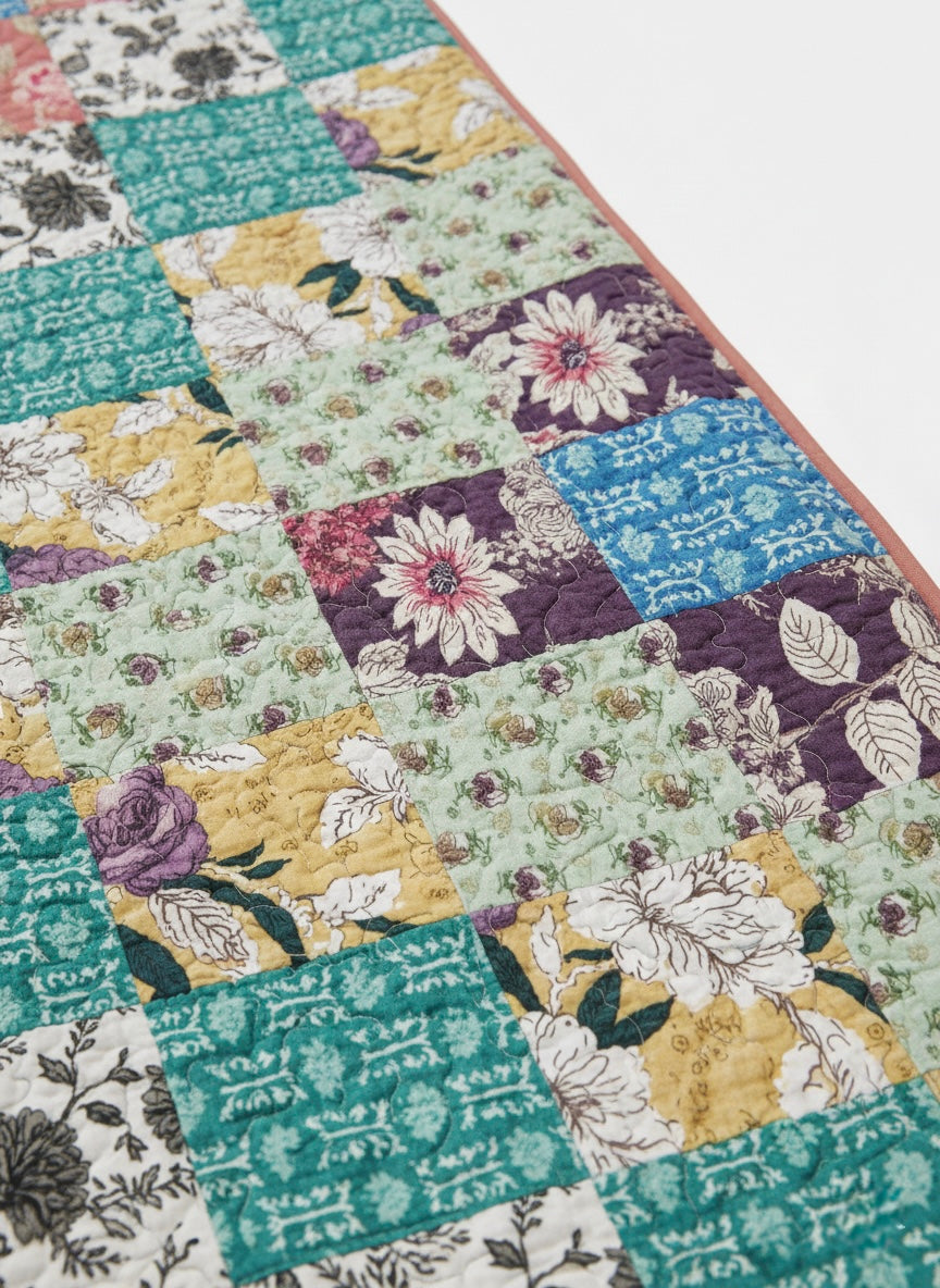 Artisan Patchwork Reversible Twin Quilt