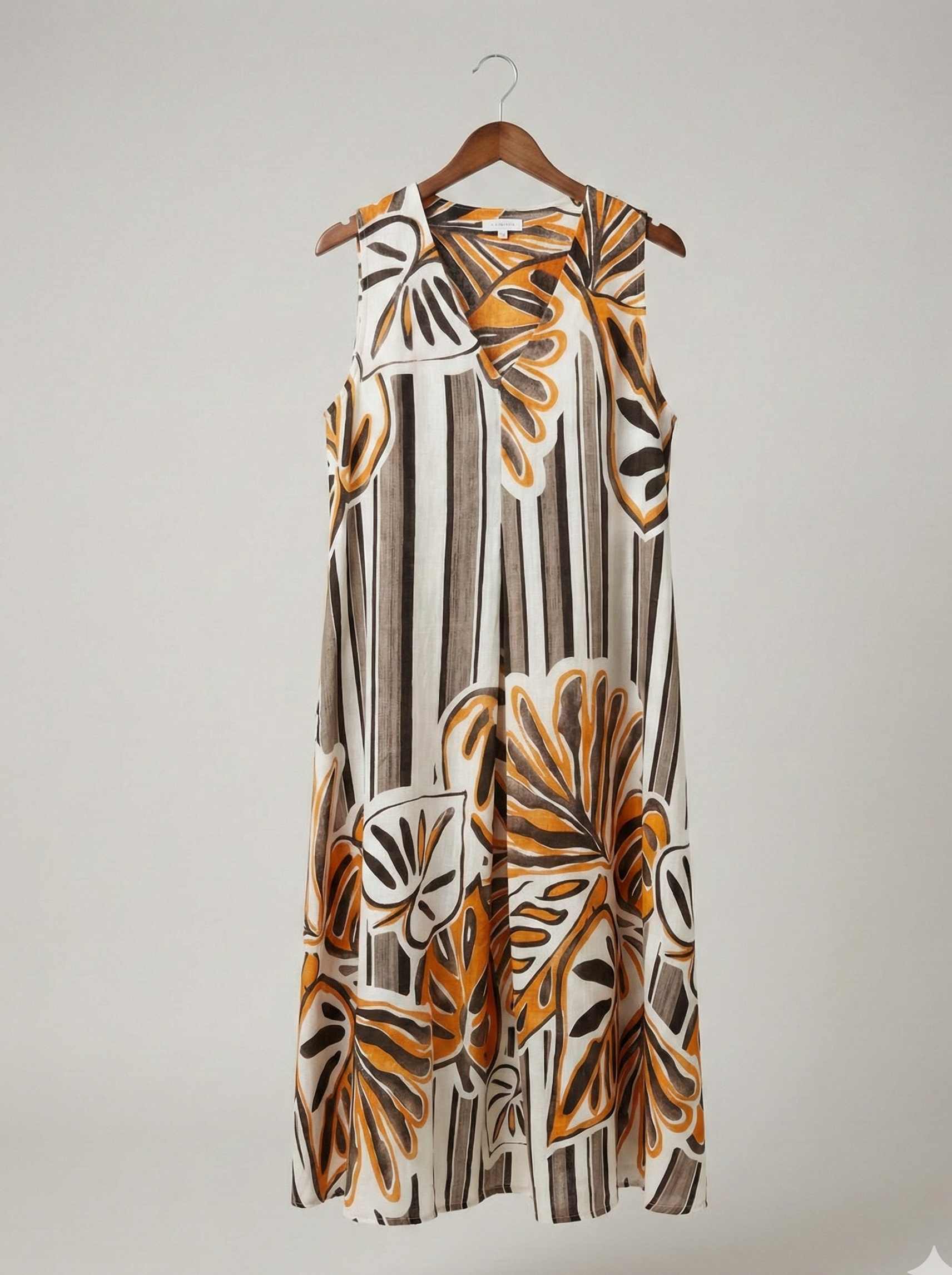 THE SIERRA BOTANICAL LINEN MAXI