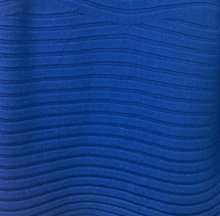 The Autumn Ribbed Royal Blue Knit Sweater