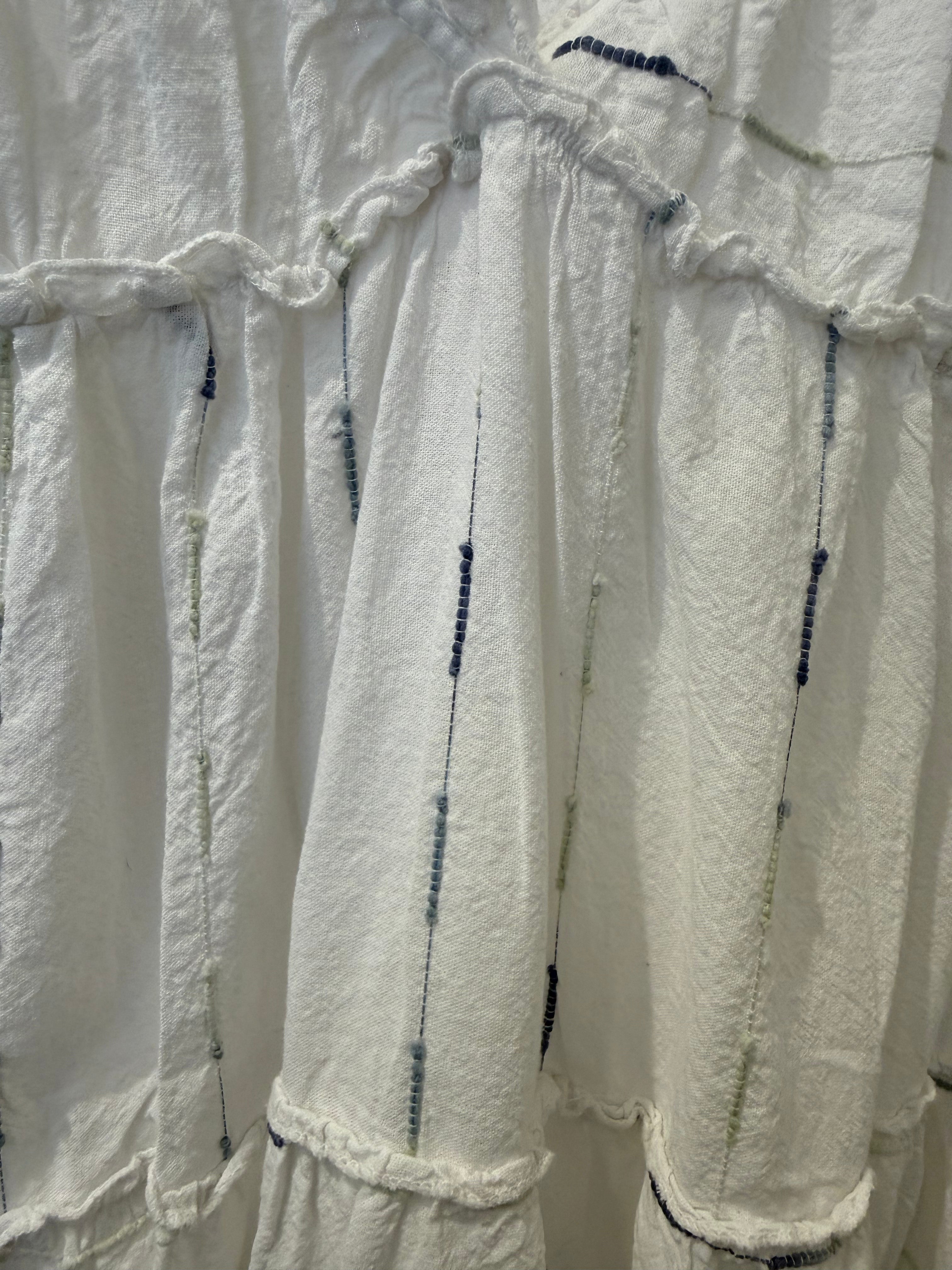 The Capri Breeze Tiered Cotton Maxi