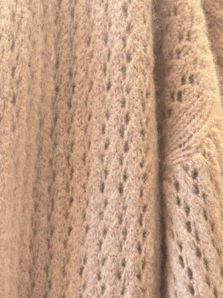 The Cozy Knit V-Neck Light Pink Cardigan