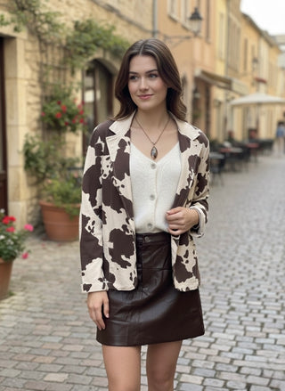 The Emmaline Faux Leather Skirt