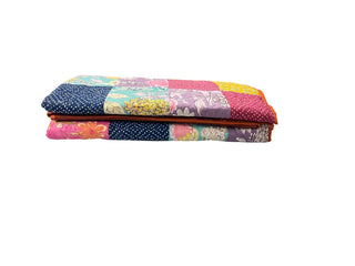 Ruby Bloom Reversible Cotton Queen-size Quilts.