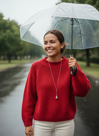 The Heritage Sweater- Brick Red