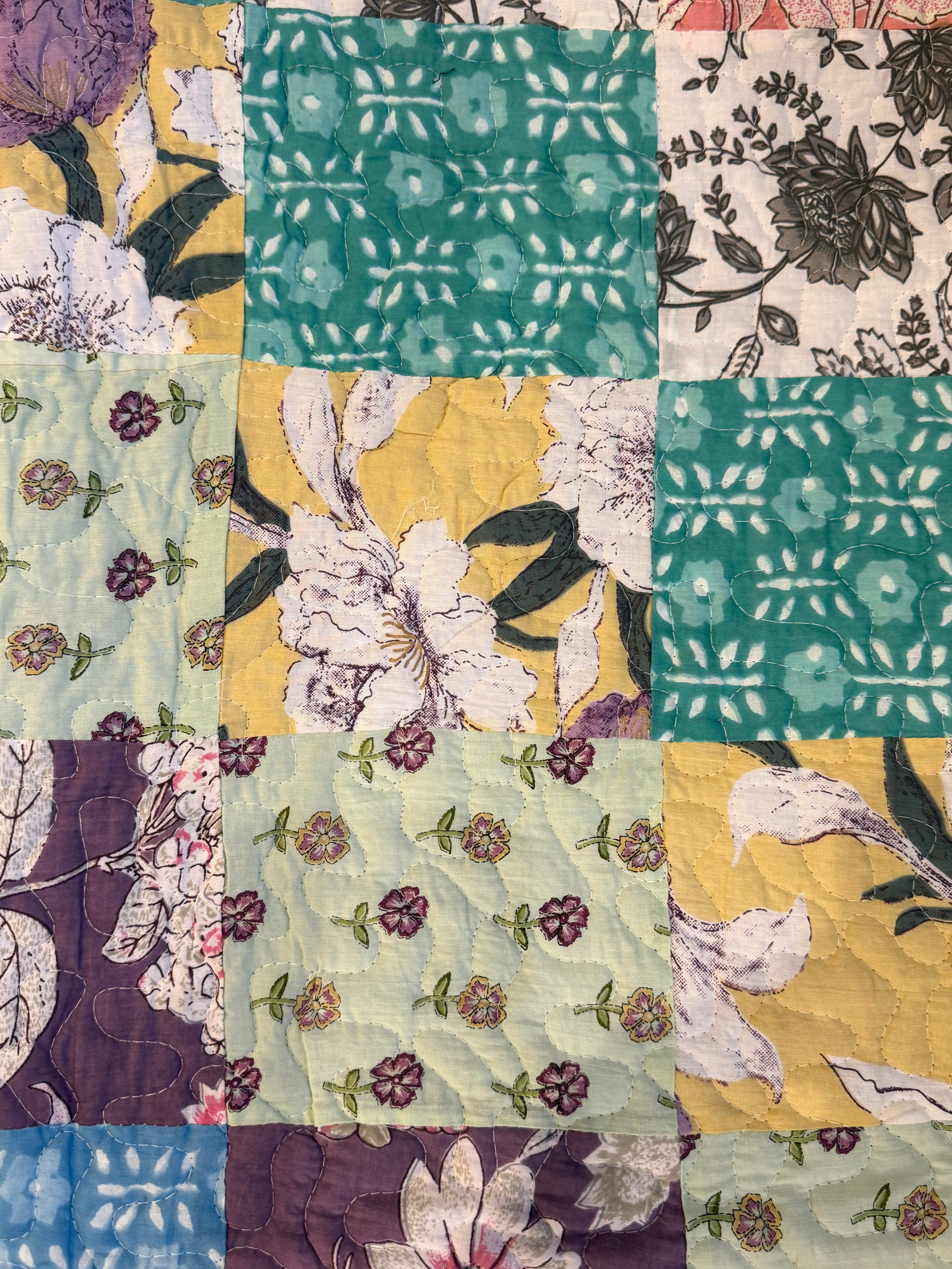 Artisan Patchwork Reversible Twin Quilt