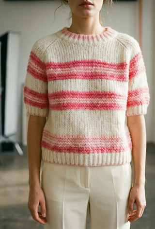 The Sunday Stroll Knit Sweater- Pink