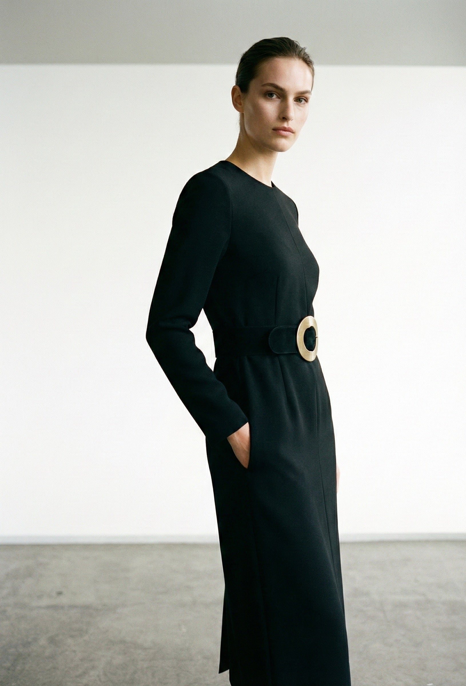 The Florentine Cinch Belt- Black