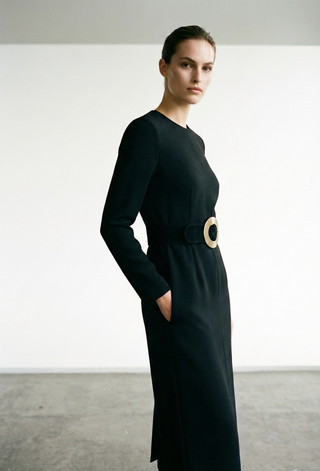 The Florentine Cinch Belt- Black