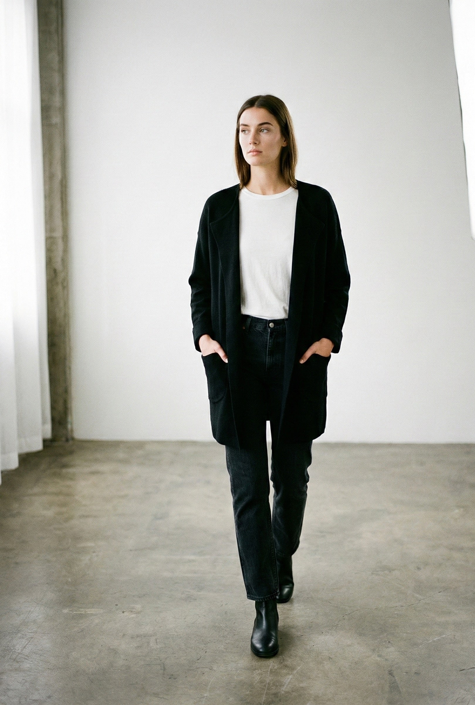 The Onyx Soft-Touch Cardigan 