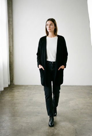 The Onyx Soft-Touch Cardigan 