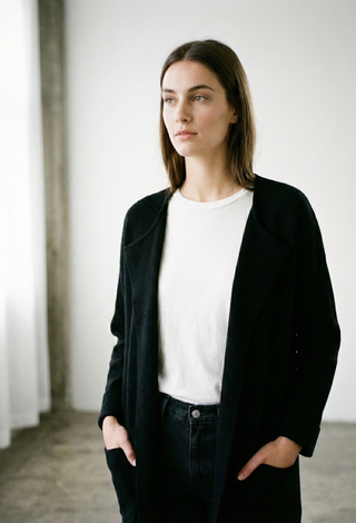 The Onyx Soft-Touch Cardigan 