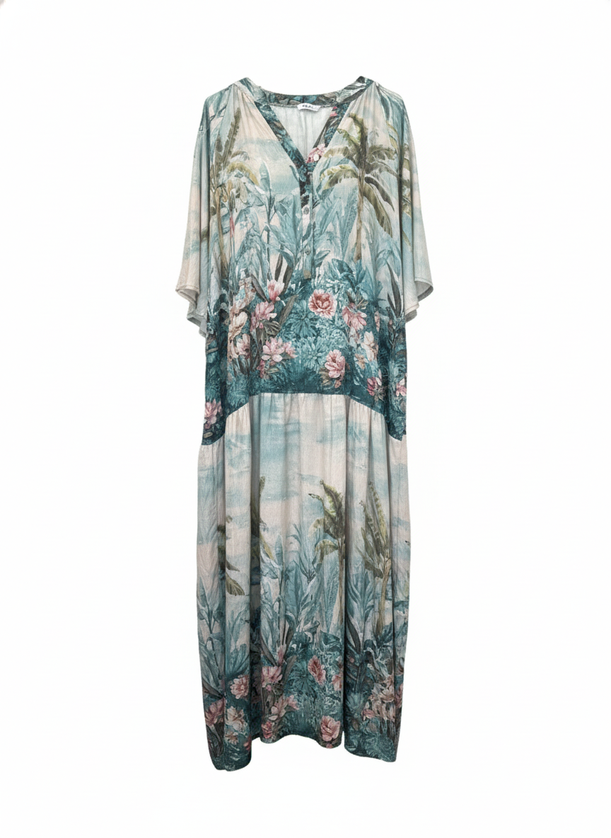 The Eden Dress- Turquoise