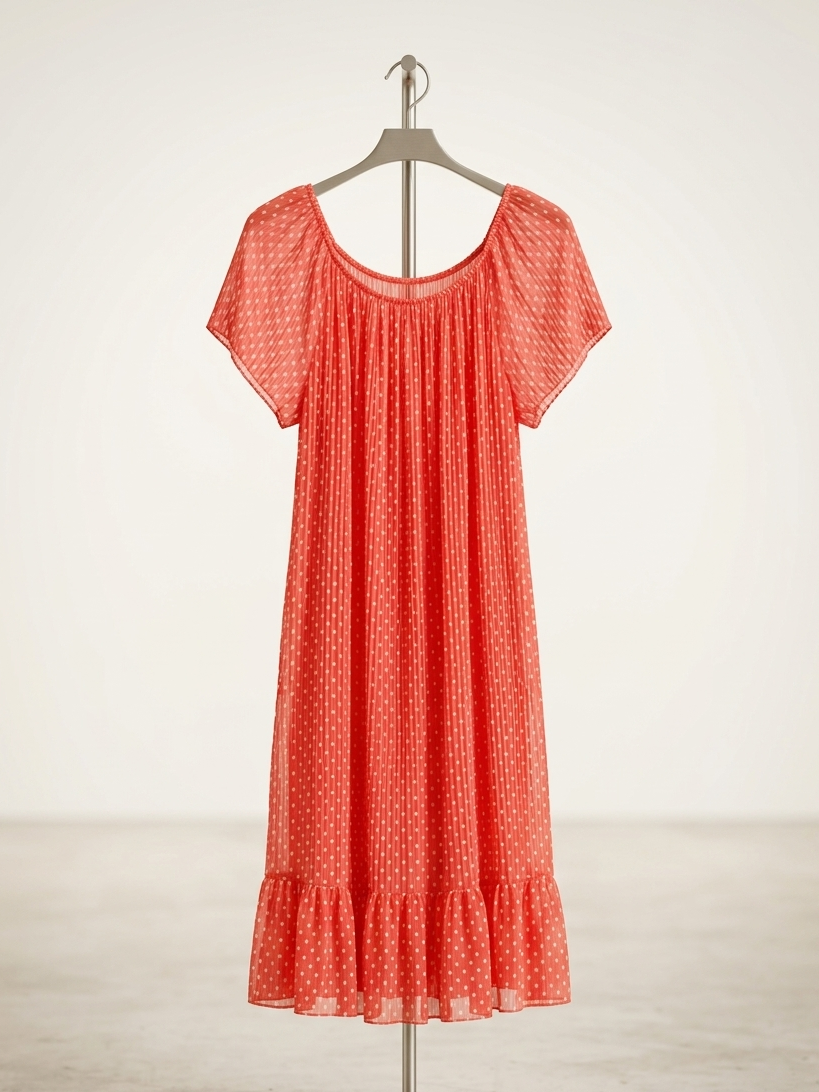 Sienna Sun Polka-Dot Silk Blend Mini Dress