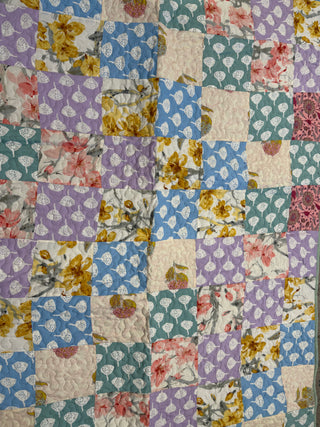 Meadow Bloom Handmade Reversible Quilt