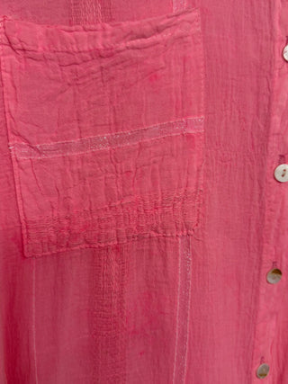 Coastal Breeze Cotton Shirt Dress