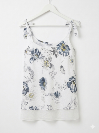 Amalfi Floral Linen Cami