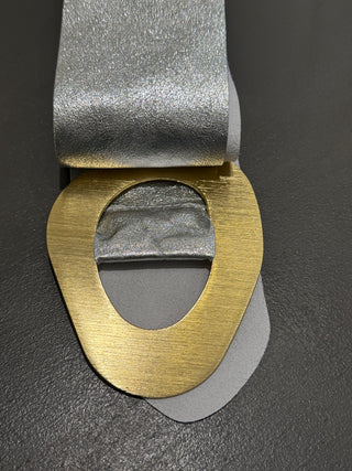 The Florentine Cinch Belt- Sparkling Silver