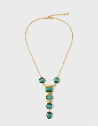 The Verdant Meridian Necklace Set
