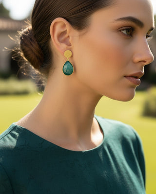 The Verdant Meridian Necklace Set