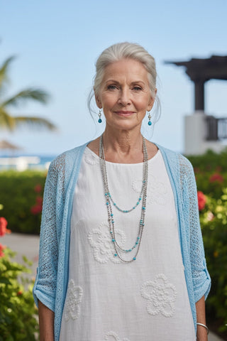 The Capri Breeze Linen Dress-white