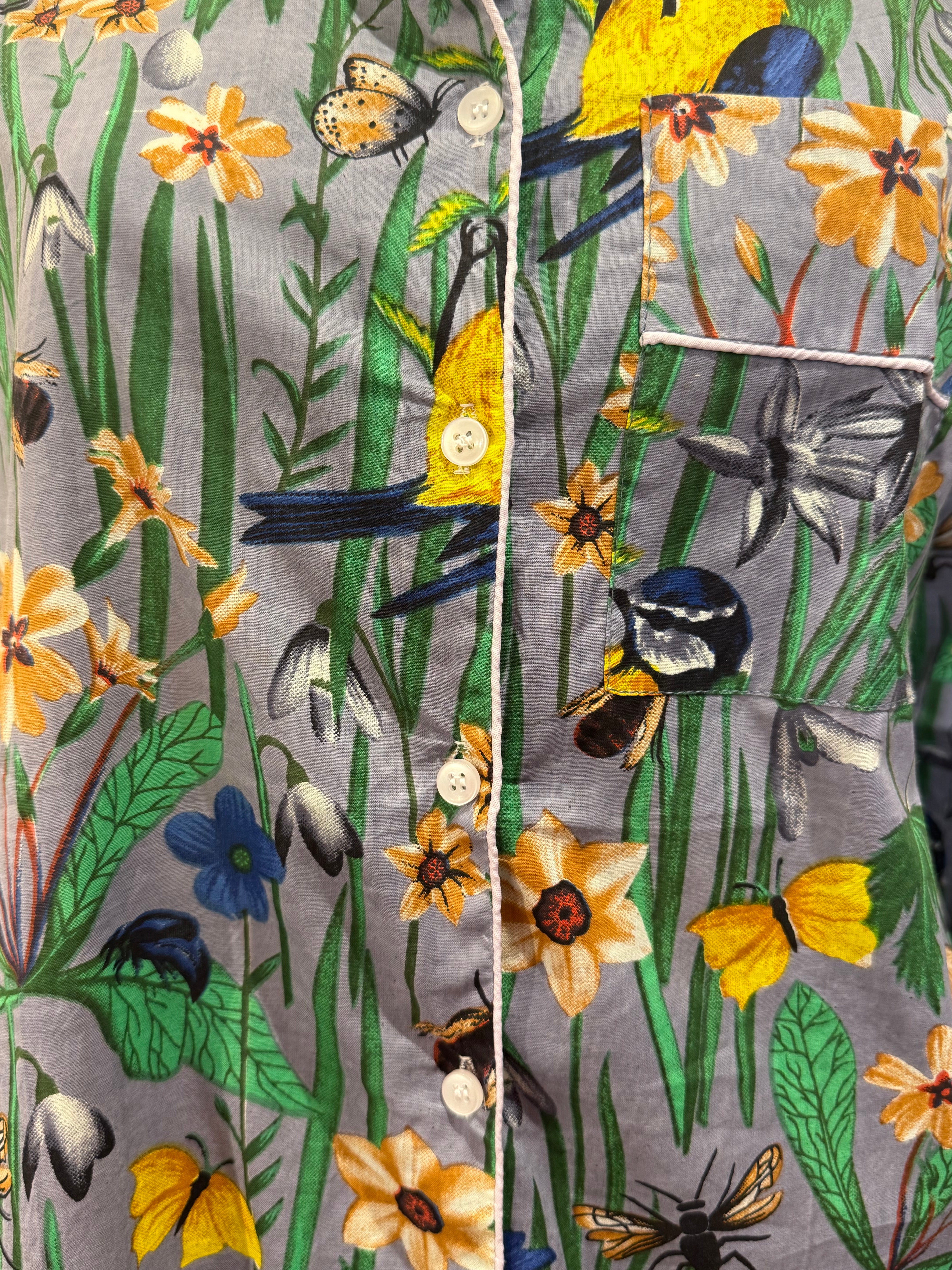 The Enchanted Garden Cotton Pajama Set