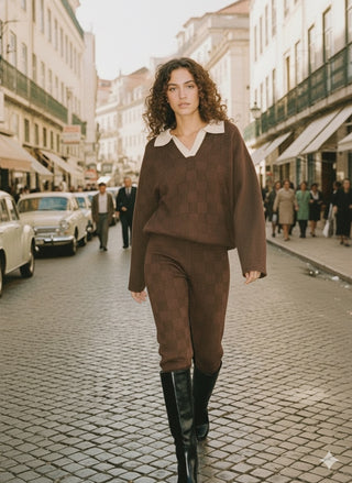 The Prato Jacquard Knit Sweater