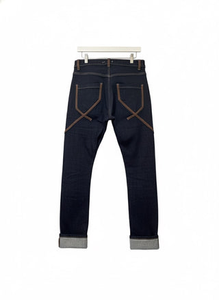 Cross-Your-Heart Straight Leg Denim