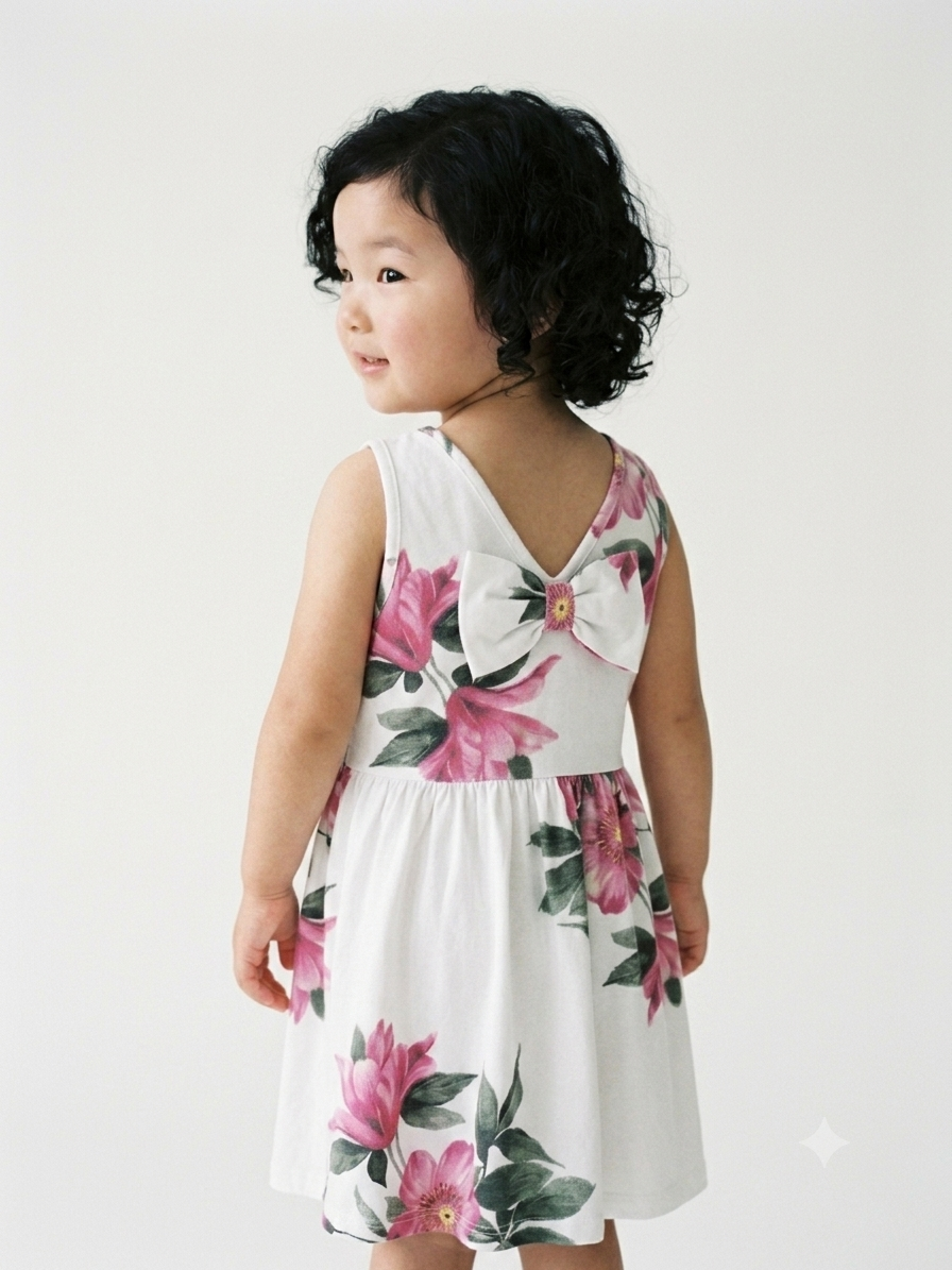 Fiore Bella Back-Bow Dress