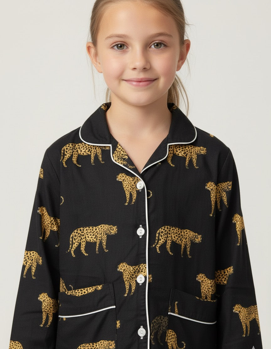 Wild Cat Dreamer Pajama Set for Kids