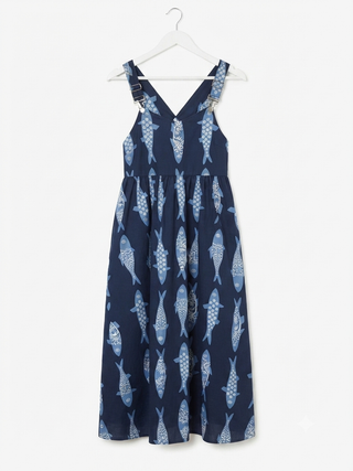 The Sardine Bay Pinafore Maxi Dress