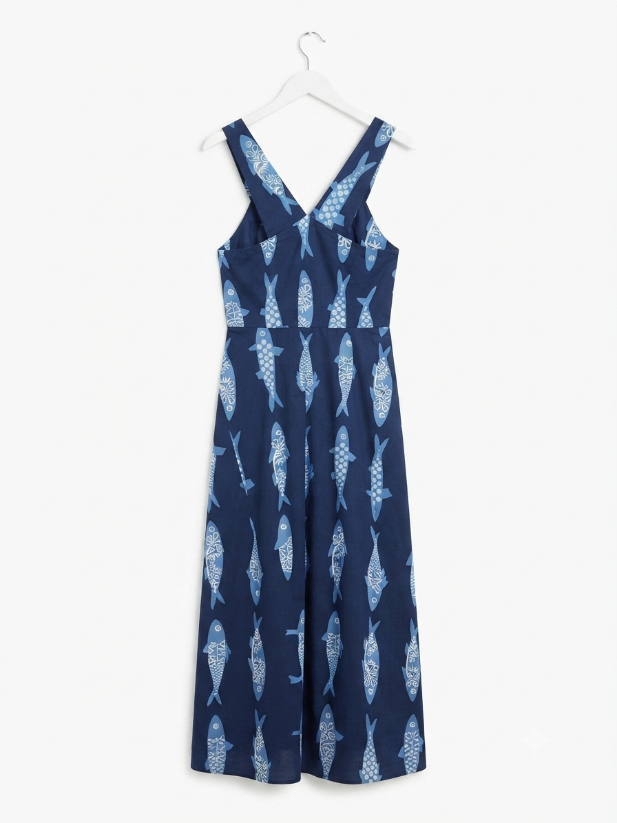 The Sardine Bay Pinafore Maxi Dress