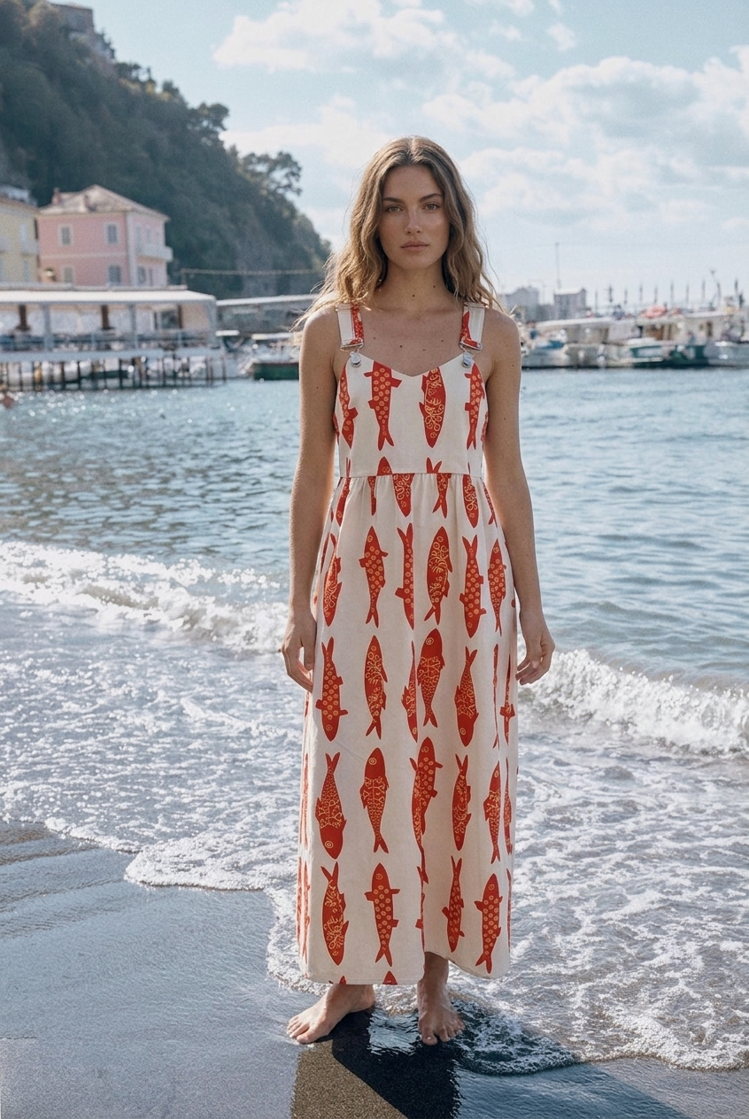 The Red Sardine Pinafore