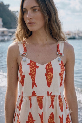 The Red Sardine Pinafore