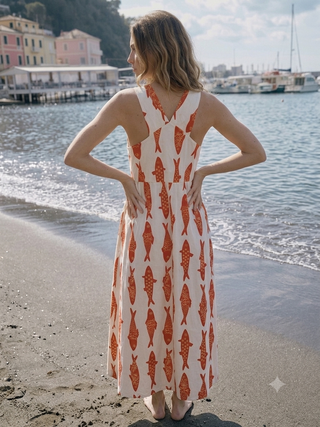 The Red Sardine Pinafore