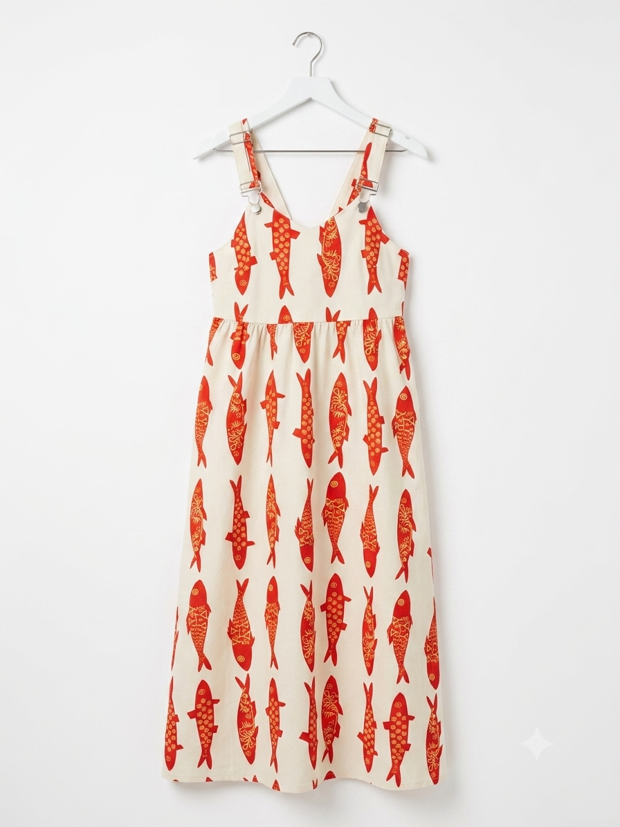 The Red Sardine Pinafore