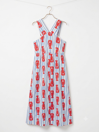 The Crustacean Chic Pinafore Dress