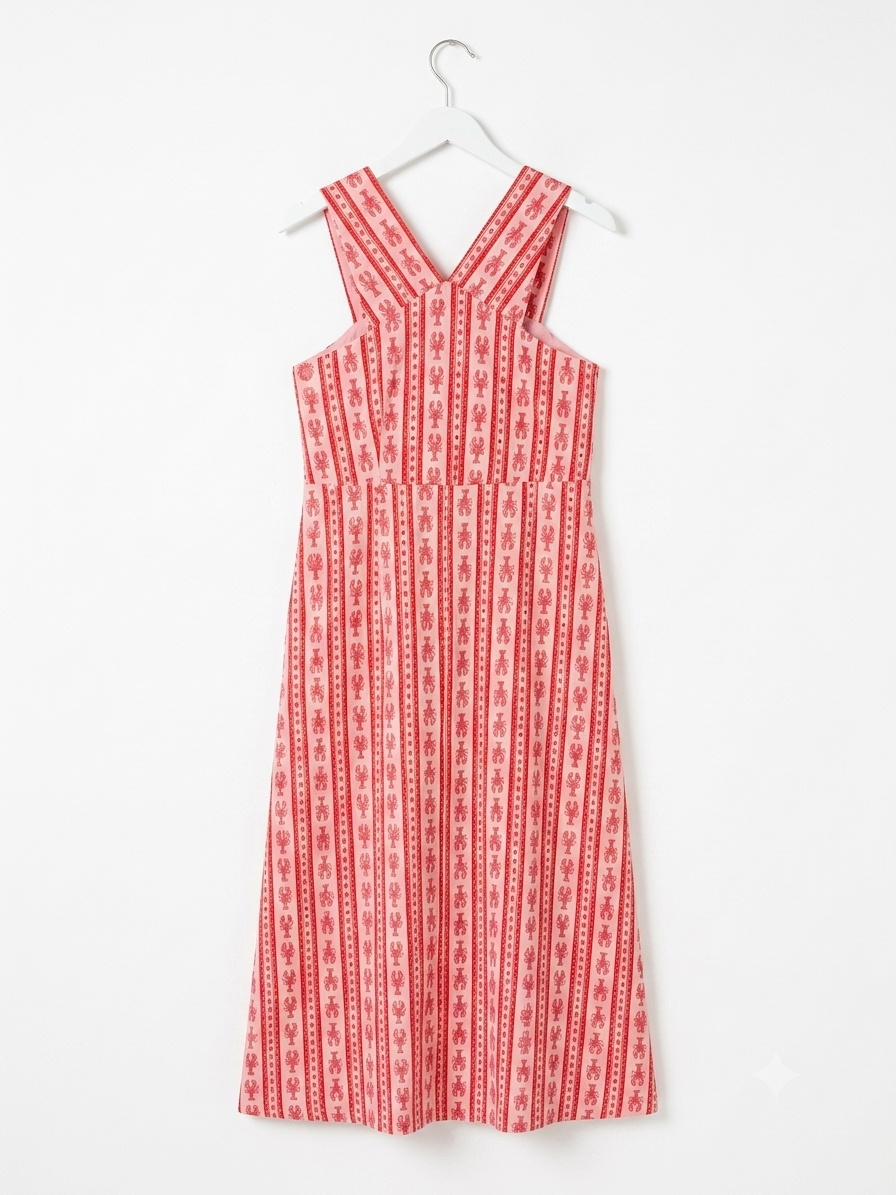 The Lobster Love Pinafore Dress