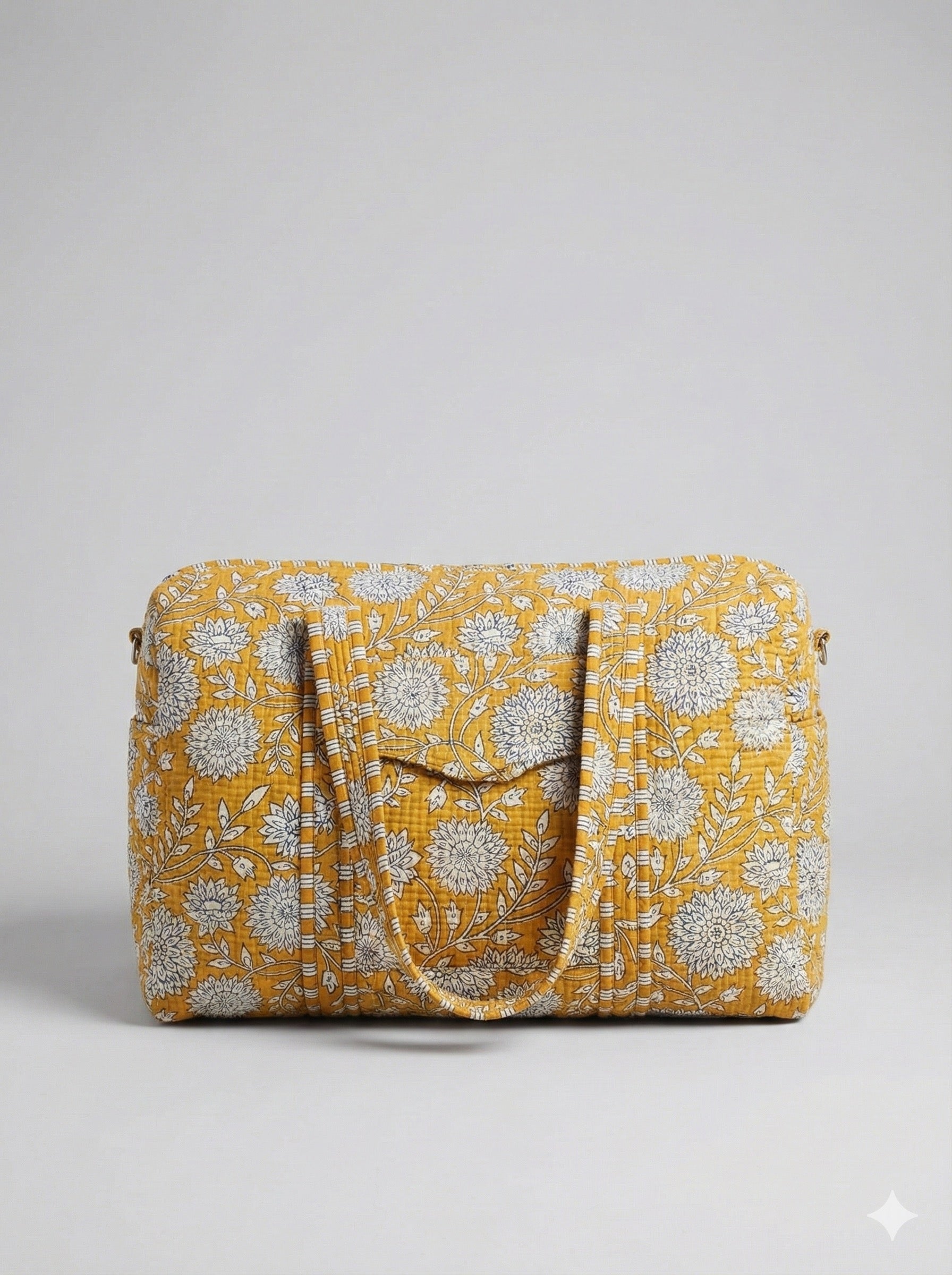 The Golden Hour Quilted Duffle Bag