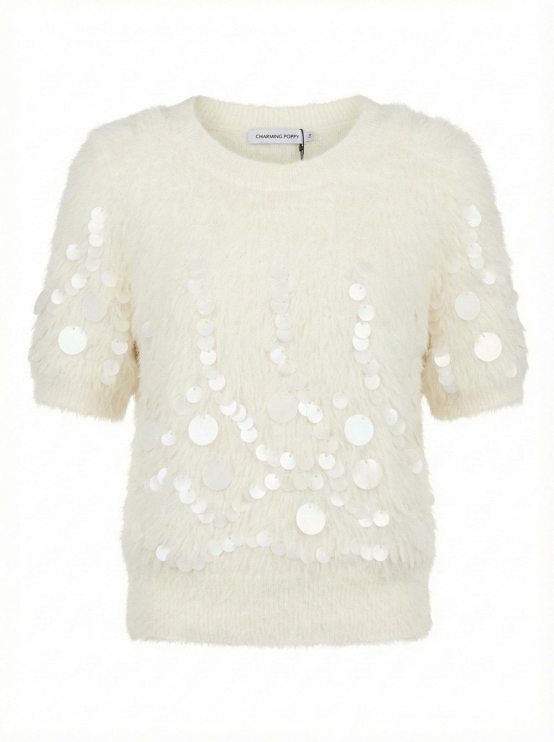 The Snowfall Paillette Sweater