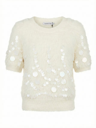 The Snowfall Paillette Sweater