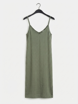 The Bellagio Organic Linen Slip Dress