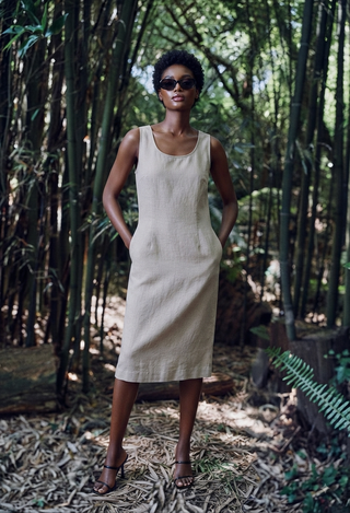 The Bellagio Linen Midi