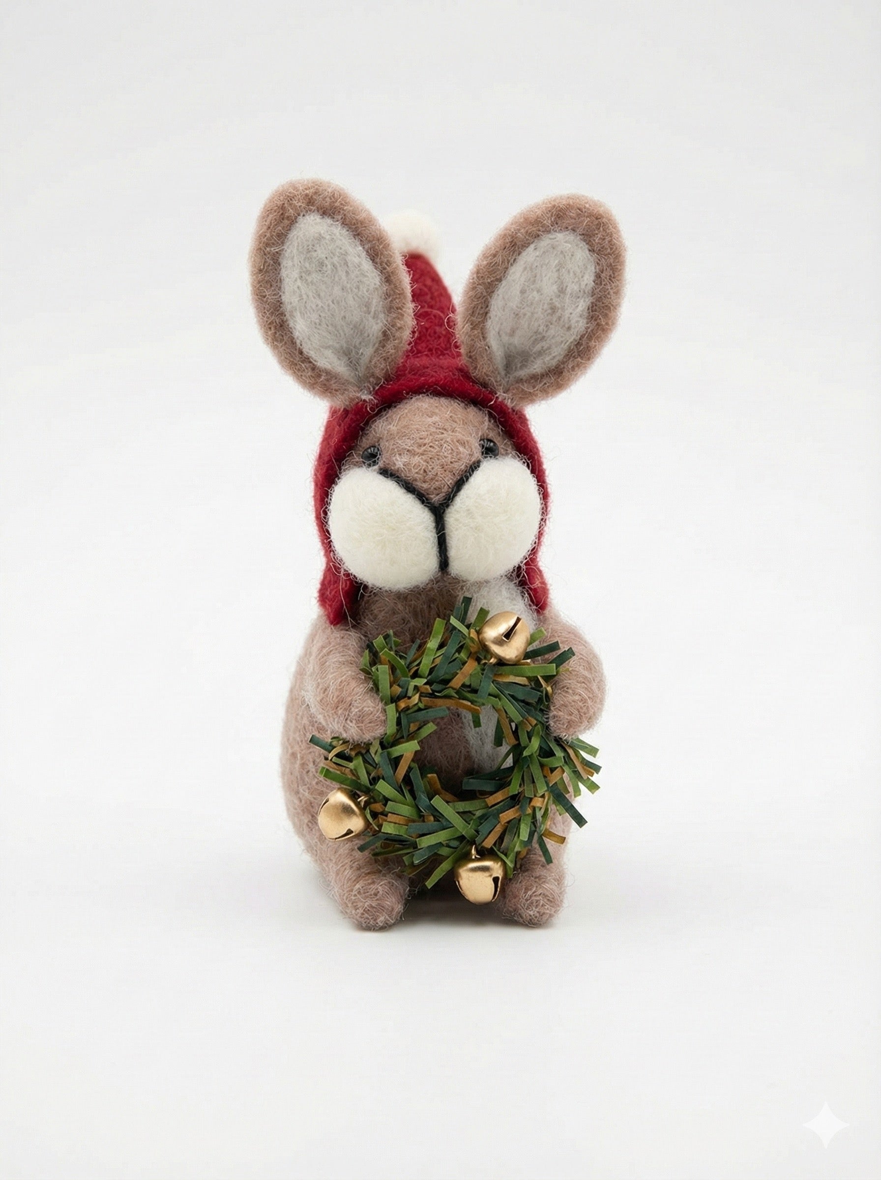 Holiday Hop: Santa Bunny Felt Ornament