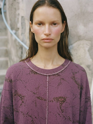 Berenice Printed Knit Pullover