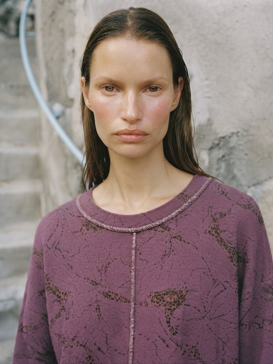 Berenice Printed Knit Pullover