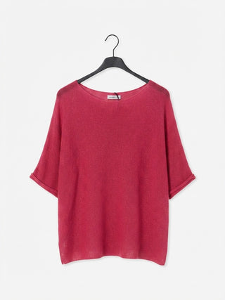 Verde Di Parma Italian Knit Sweater- Coralline