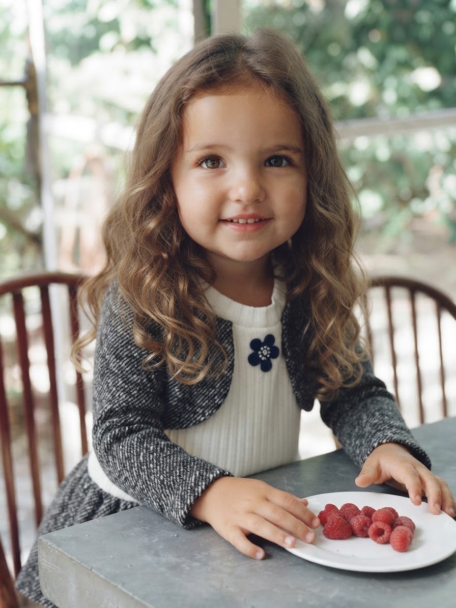 Little Parisian Tweed & Rib Dress