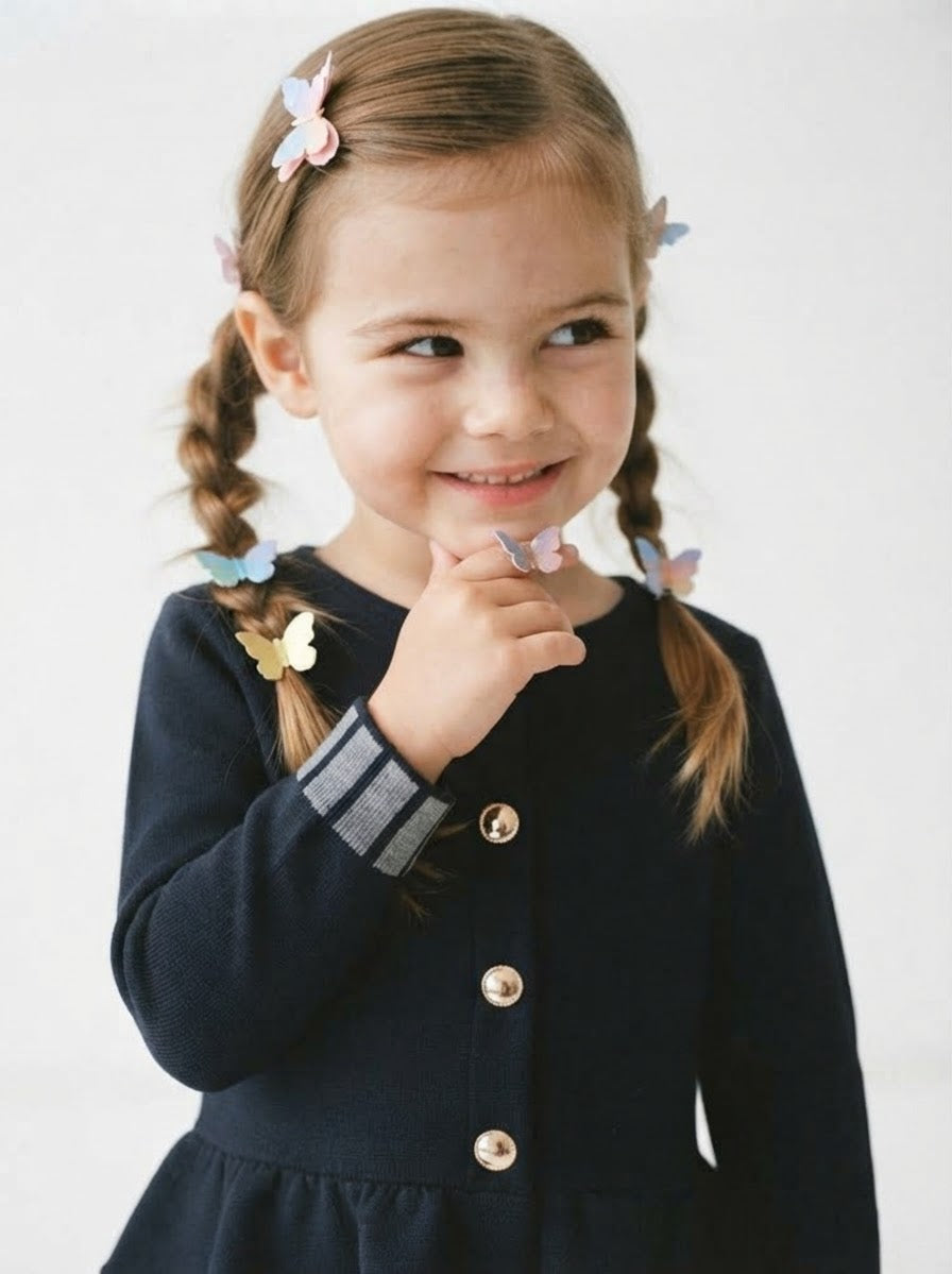 Little Milan Stride Set- Navy
